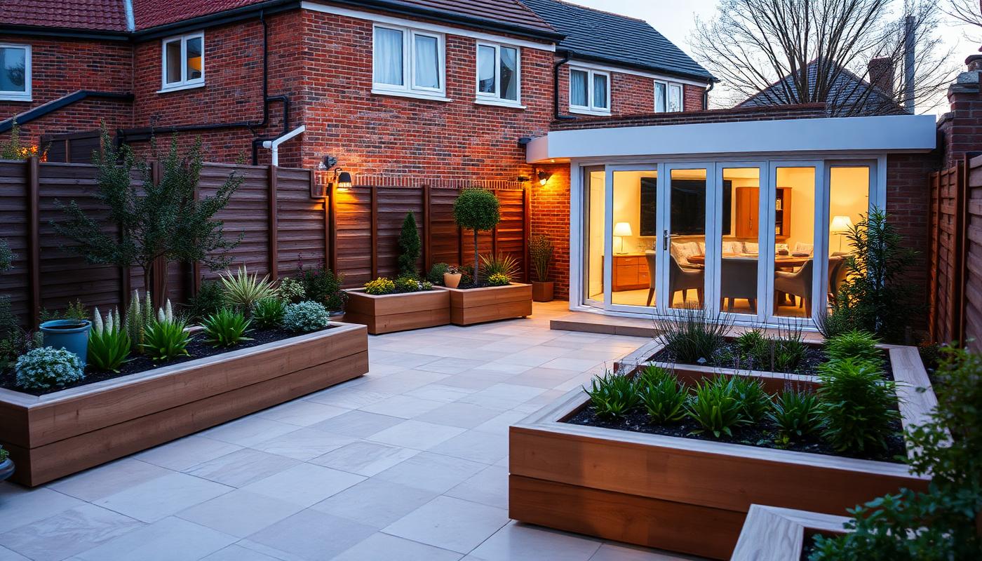 Landscaper work — garden design, hard landscaping and garden rooms
